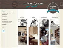 Tablet Screenshot of maison-agencee.com